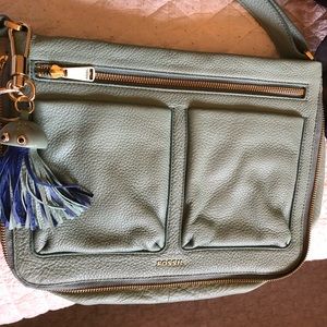 FOSSIL Vintage-looking Teal Crossbody